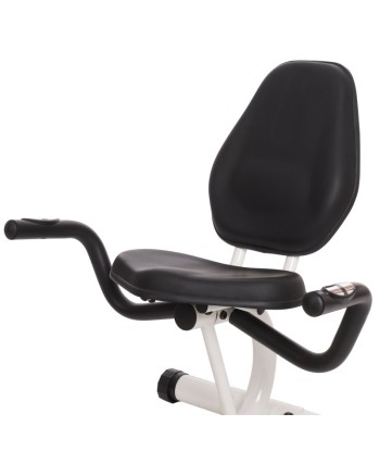 R9259* POZIOMY ROWER STACJONARNY MAGNETYCZNY HMS (9 KG) biało-zielony