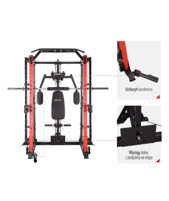 CYKLOP 3 ATLAS DO ĆWICZEŃ Z SUWNICĄ SMITHA SEMI COMMERCIAL HMS PREMIUM