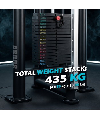 ARGOS BRAMA DO ĆWICZEŃ Z WYCIĄGIEM I STOSEM WIELOSTANOWISKOWA COMMERCIAL HMS