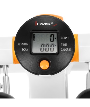 S3092 POMARAŃCZOWO-BIAŁY STEPPER PROSTY Z LINKAMI HMS