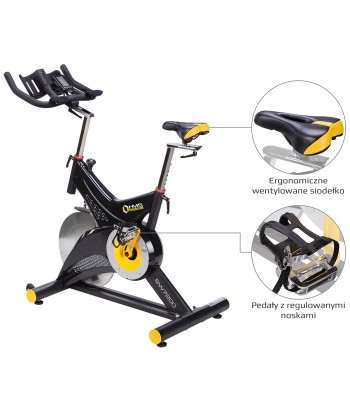 SW7200 ROWER STACJONARNY KOLARSKI Z OPOREM MECHANICZNYM 22KG HMS PREMIUM