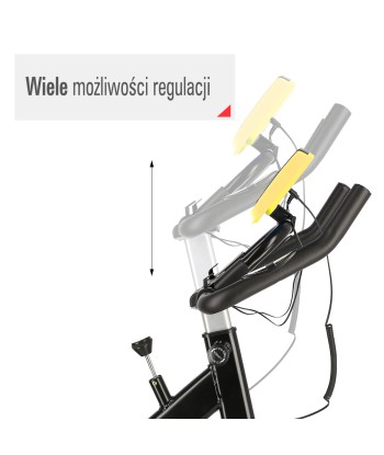 SW2501 YELLOW ROWER STACJONARNY SPINNINGOWY 7KG ONE FITNESS