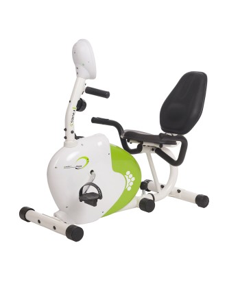 R9259* POZIOMY ROWER STACJONARNY MAGNETYCZNY HMS (9 KG) biało-zielony