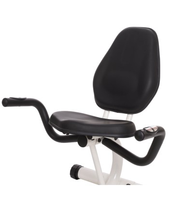 R9259* POZIOMY ROWER STACJONARNY MAGNETYCZNY HMS (9 KG) biało-zielony