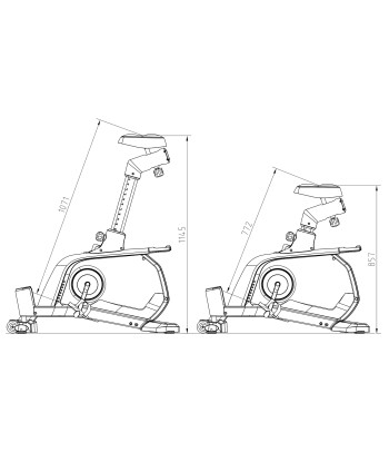 M1844-i ROWER STACJONARNY ELEKTROMAGNETYCZNY HMS PREMIUM