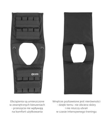KTO16 KAMIZELKA TRENINGOWA Z OBCIĄŻENIEM 16 KG HMS PREMIUM