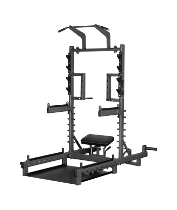 SMP01 STOJAK MULTIFUNKCYJNY Z PLATFORMĄ DO PODNOSZENIA CIĘŻARÓW I HIP THRUST COMMERCIAL HMS