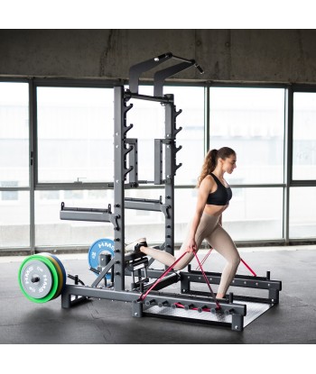 SMP01 STOJAK MULTIFUNKCYJNY Z PLATFORMĄ DO PODNOSZENIA CIĘŻARÓW I HIP THRUST COMMERCIAL HMS