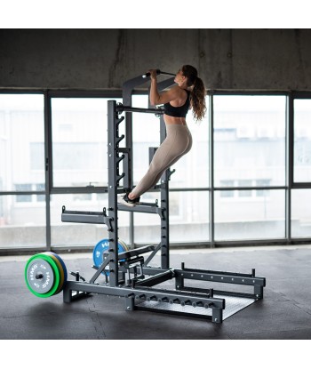 SMP01 STOJAK MULTIFUNKCYJNY Z PLATFORMĄ DO PODNOSZENIA CIĘŻARÓW I HIP THRUST COMMERCIAL HMS