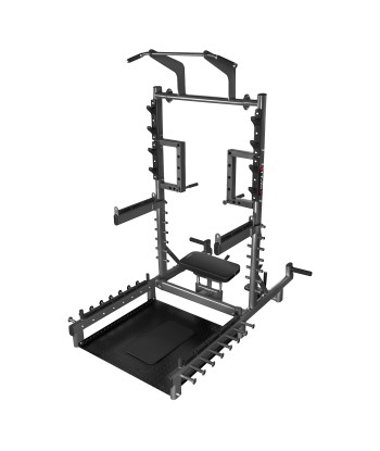 SMP01 STOJAK MULTIFUNKCYJNY Z PLATFORMĄ DO PODNOSZENIA CIĘŻARÓW I HIP THRUST COMMERCIAL HMS