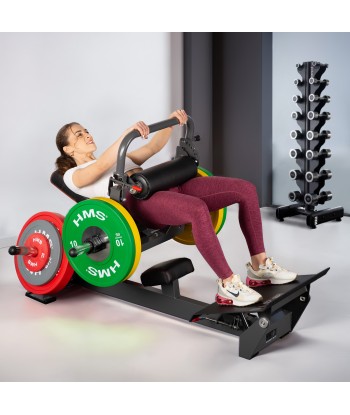MHT01 MASZYNA DO ĆWICZEŃ MIĘŚNI POŚLADKÓW HIP THRUST Z WOLNYM CIĘŻAREM COMMERCIAL HMS
