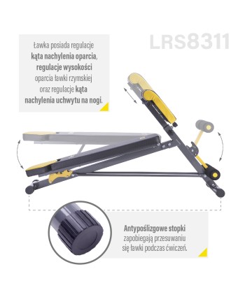LSR8311 ŁAWKA RZYMSKA HMS PREMIUM
