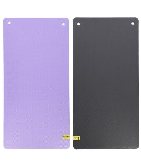MFK07 VIOLET-BLACK MATA FITNESS KLUBOWA Z OTWORAMI 120*60CM EVA 15MM HMS PREMIUM