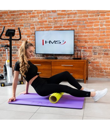 MFK07 VIOLET-BLACK MATA FITNESS KLUBOWA Z OTWORAMI 120*60CM EVA 15MM HMS PREMIUM