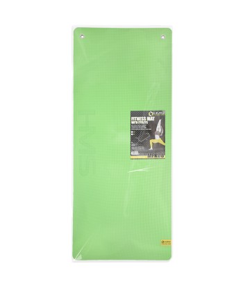 MFK08 GREEN-BLACK MATA FITNESS KLUBOWA Z OTWORAMI 140*60CM EVA 15MM HMS PREMIUM