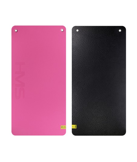 MFK02 PINK-BLACK MATA FITNESS KLUBOWA Z OTWORAMI HMS PREMIUM