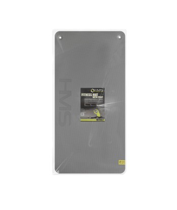 MFK02 GRAY-BLACK MATA FITNESS KLUBOWA Z OTWORAMI HMS PREMIUM