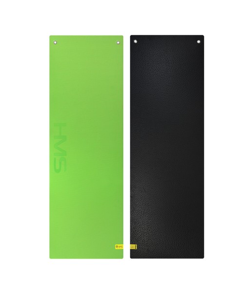 MFK03 GREEN-BLACK MATA FITNESS KLUBOWA Z OTWORAMI HMS PREMIUM