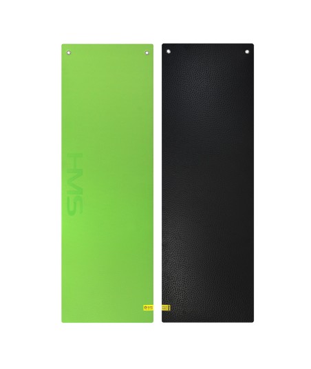 MFK03 GREEN-BLACK MATA FITNESS KLUBOWA Z OTWORAMI HMS PREMIUM