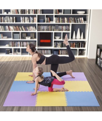 MP10 MATA PUZZLE MULTIPACK YELLOW-BLUE-PURPLE 9 ELEMENTÓW 10MM ONE FITNESS