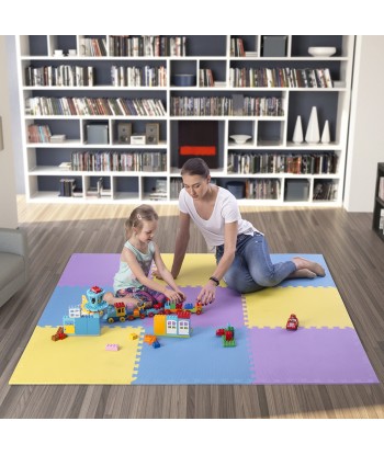 MP10 MATA PUZZLE MULTIPACK YELLOW-BLUE-PURPLE 9 ELEMENTÓW 10MM ONE FITNESS