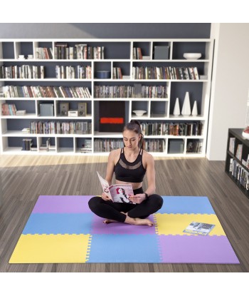 MP10 MATA PUZZLE MULTIPACK YELLOW-BLUE-PURPLE 9 ELEMENTÓW 10MM ONE FITNESS