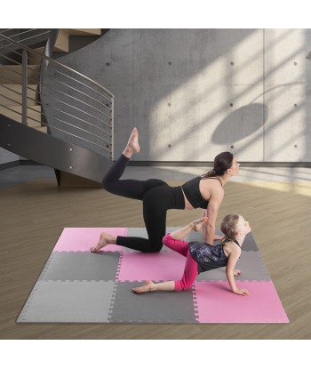 MP10 MATA PUZZLE MULTIPACK PINK-GREY 9 ELEMENTÓW 10MM ONE FITNESS