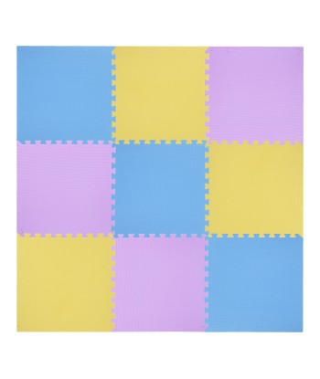 MP10 MATA PUZZLE MULTIPACK YELLOW-BLUE-PURPLE 9 ELEMENTÓW 10MM ONE FITNESS