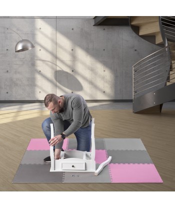 MP10 MATA PUZZLE MULTIPACK PINK-GREY 9 ELEMENTÓW 10MM ONE FITNESS