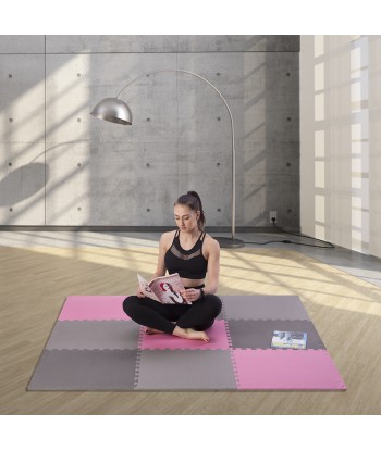 MP10 MATA PUZZLE MULTIPACK PINK-GREY 9 ELEMENTÓW 10MM ONE FITNESS