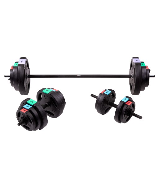 SGSP60 SET SZTANGA I SZTANGIELKI KOMPOZYT 62 KG HMS