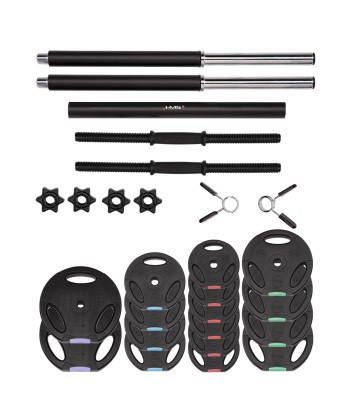 SGSP60 SET SZTANGA I SZTANGIELKI KOMPOZYT 62 KG HMS