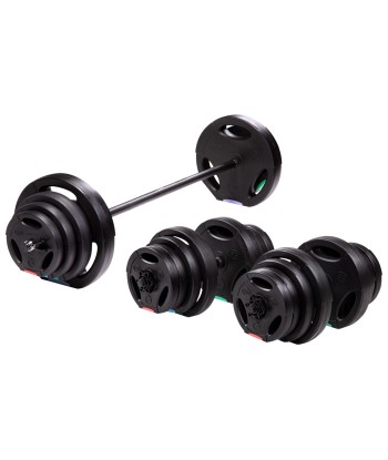 SGSP60 SET SZTANGA I SZTANGIELKI KOMPOZYT 62 KG HMS