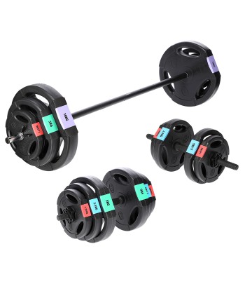 SGSP60 SET SZTANGA I SZTANGIELKI KOMPOZYT 62 KG HMS