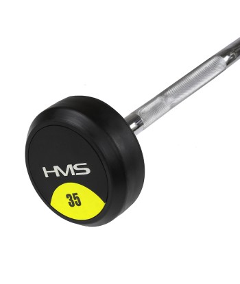 GSL-35 SZTANGA/GRYF STAŁY ŁAMANY GUMOWANY 35 KG HMS