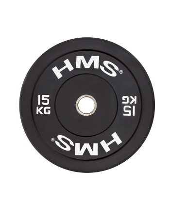 BBR15 BLACK TALERZ OLIMPIJSKI BUMPER 15 KG HMS