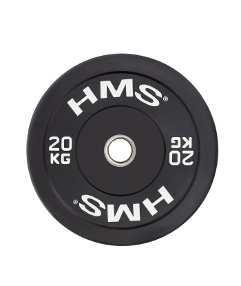 BBR20 BLACK TALERZ OLIMPIJSKI BUMPER 20 KG HMS