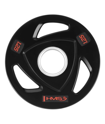 TOX01 CZARNY TALERZ OLIMPIJSKI OGUMOWANY 1.25 KG HMS