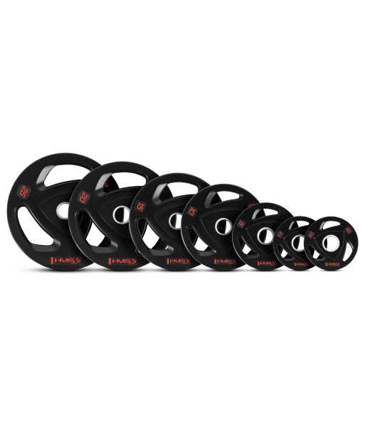 TOX02 CZARNY TALERZ OLIMPIJSKI OGUMOWANY 2.5 KG HMS