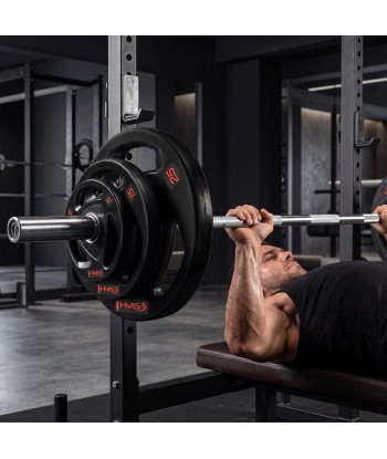 TOX05 CZARNY TALERZ OLIMPIJSKI OGUMOWANY 5 KG HMS