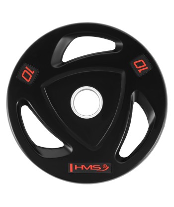 TOX10 CZARNY TALERZ OLIMPIJSKI OGUMOWANY 10 KG HMS