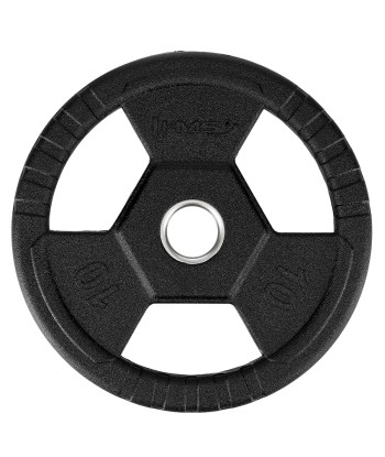 TOH10 CZARNY TALERZ OLIMPIJSKI OGUMOWANY 10 KG HMS