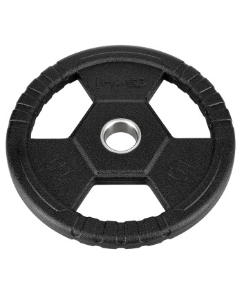 TOH10 CZARNY TALERZ OLIMPIJSKI OGUMOWANY 10 KG HMS