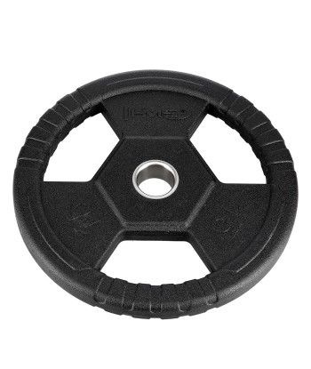 TOH15 CZARNY TALERZ OLIMPIJSKI OGUMOWANY 15 KG HMS