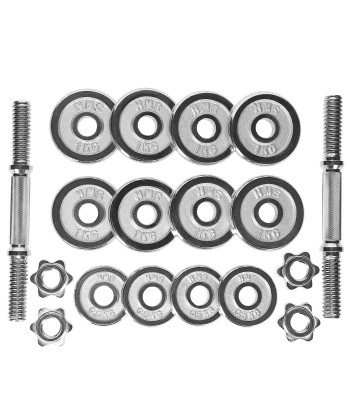 STC15 SZTANGIELKI REGULOWANE W WALIZCE CHROMOWANE 15KG HMS