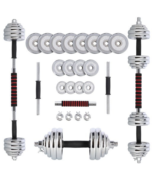 STC30 SZTANGIELKI REGULOWANE W WALIZCE CHROMOWANE 30KG HMS