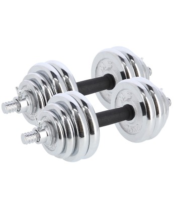 STC30 SZTANGIELKI REGULOWANE W WALIZCE CHROMOWANE 30KG HMS