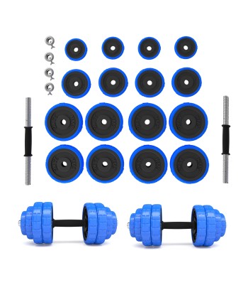 SGG30 SZTANGIELKI REGULOWANE GUMOWANE 30KG HMS