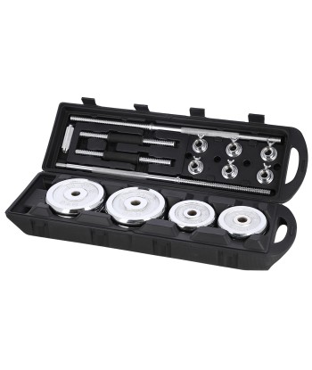 STC50 SZTANGIELKI REGULOWANE W WALIZCE CHROMOWANE 50KG HMS