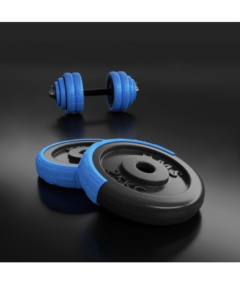SGG30 SZTANGIELKI REGULOWANE GUMOWANE 30KG HMS